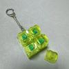 New 2/3/4 Keys Keyboard Keychain Key Button Pass The Time Keycap Keychain Transparent Stress Relief Pinch Adult