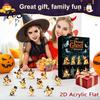 Halloween Tabletop Decorations Advent Calendar 2026, 24 Day Countdown Box with Trick or Treat Gifts Ghost Mini Figures, Collectible Toy Set for Kids