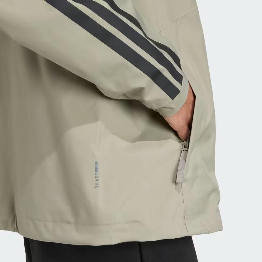 Adidas Jackets Men's Khaki Hooded Moderate Other JM1058-