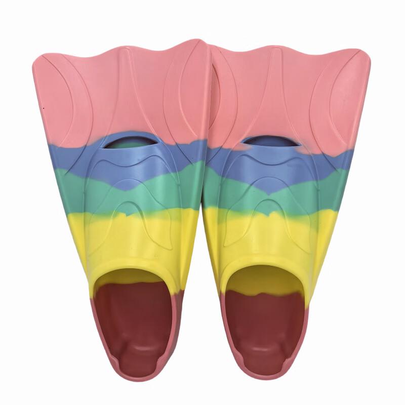 PULIAN Kids Silicone Freestyle Swimming Fins