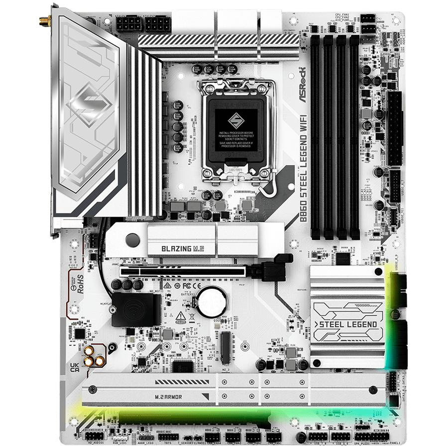 Asrock B860 Steel Legend Wifi Atx Lga1851 Ddr5
