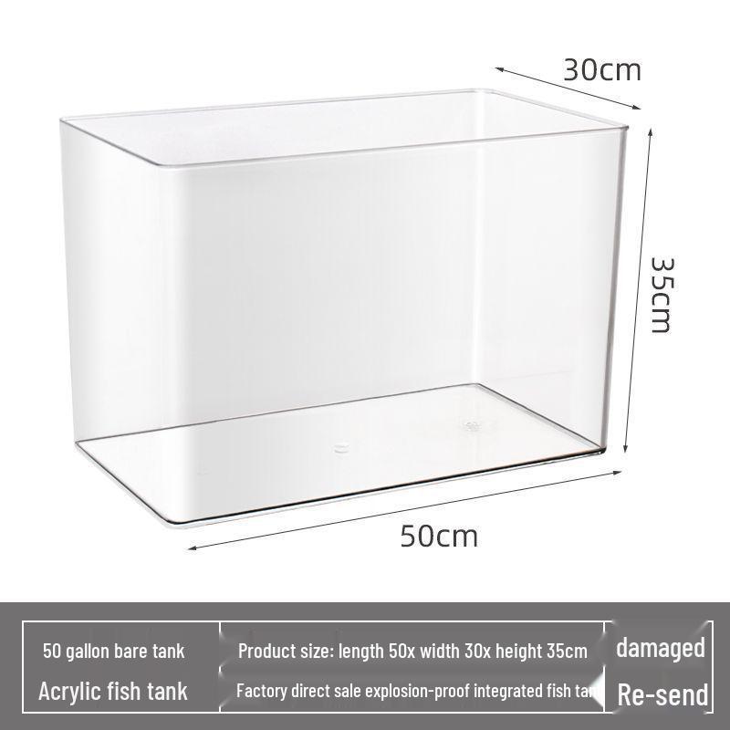 Acrylic High-Definition Fish and Turtle Tank for Living Room 