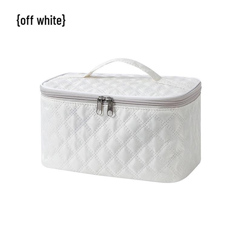 Large Capacity Women's Cosmetic Bag - Premium Portable Travel Toiletry Storage
