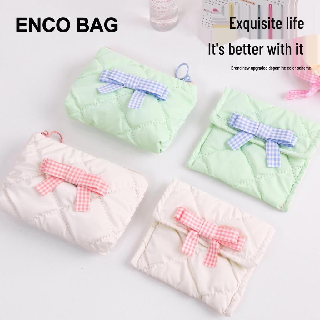 Compact Waterproof Makeup Bag - Stylish Coin & Earphone Pouch for Women