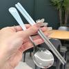 Stainless Steel Portable Cutlery Set Spoon Chopsticks Student Travel Korean Style Portable Cutlery Set With Box Kitchen Supply