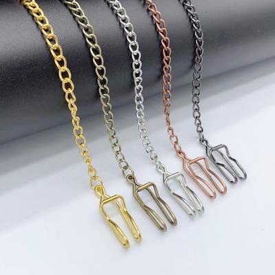 2Pcs Men Pocket Watch Chain Heavy Duty Lightweight Vintage Alloy Clip-on Pocket Watch Chain Fashion Jewelry Replacement Accessory