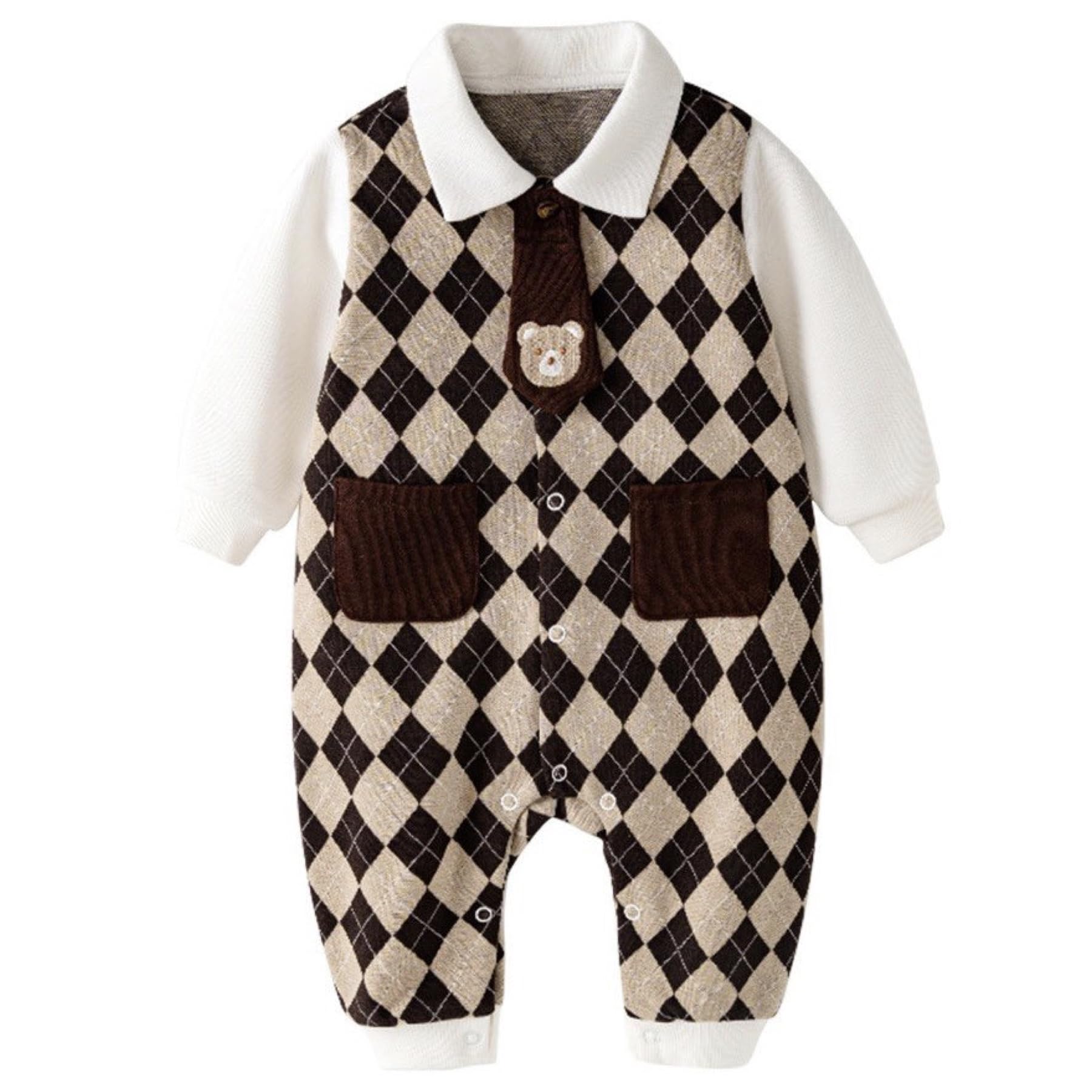 

Детский Длинный Детский Идущий Бант дюймы [Крем-масло] Комбинезон, Рукава, Весна, Осень, Зима, Малыш, Комбинезон, Одежда, Стильный, Малыш, На выход, Празднование,