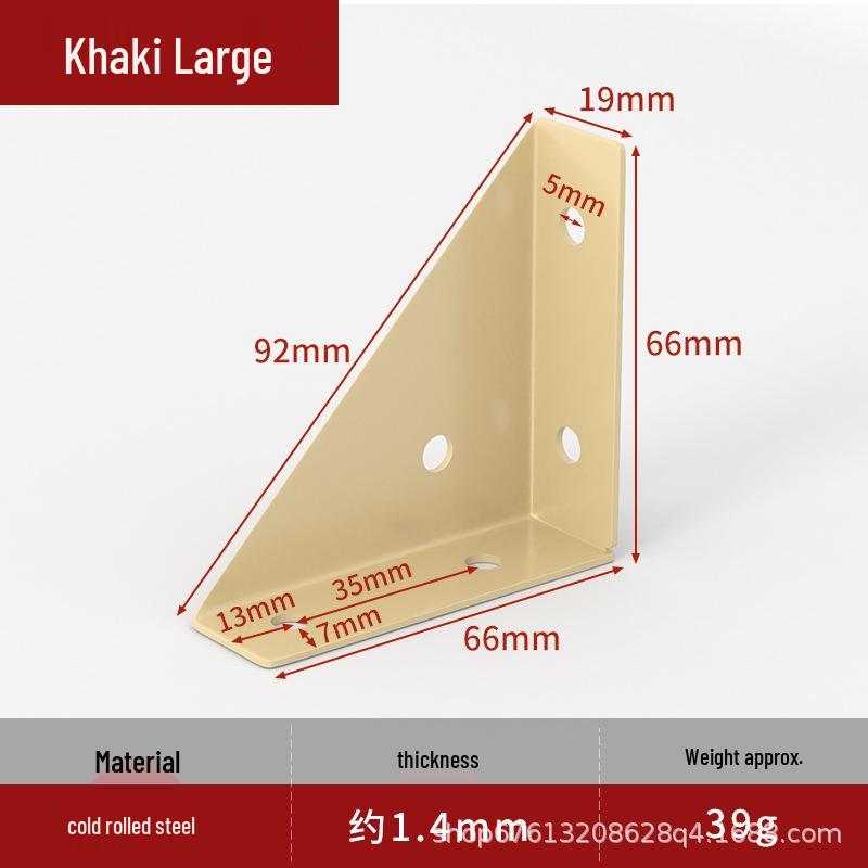 Triangular Furniture Connector: Heavy-Duty Corner Bracket for Cabinets and Beds