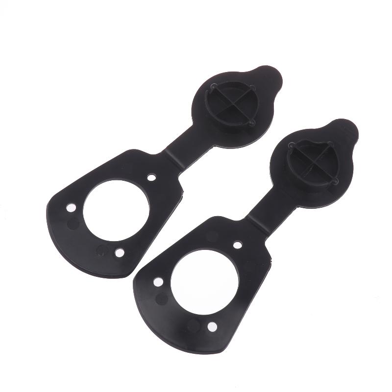 1/2/4 Pcs Flush Mount Fishing Boat Rod Socket Pvc Fishing Rod Holder Cap Gasket Kayak Boat Canoe Tackle Support Accessories