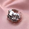 Skull, Ghost Head Ring, Punk Style Retro Skull Ring Opening Adjustable European and American Cross-border Old Ring