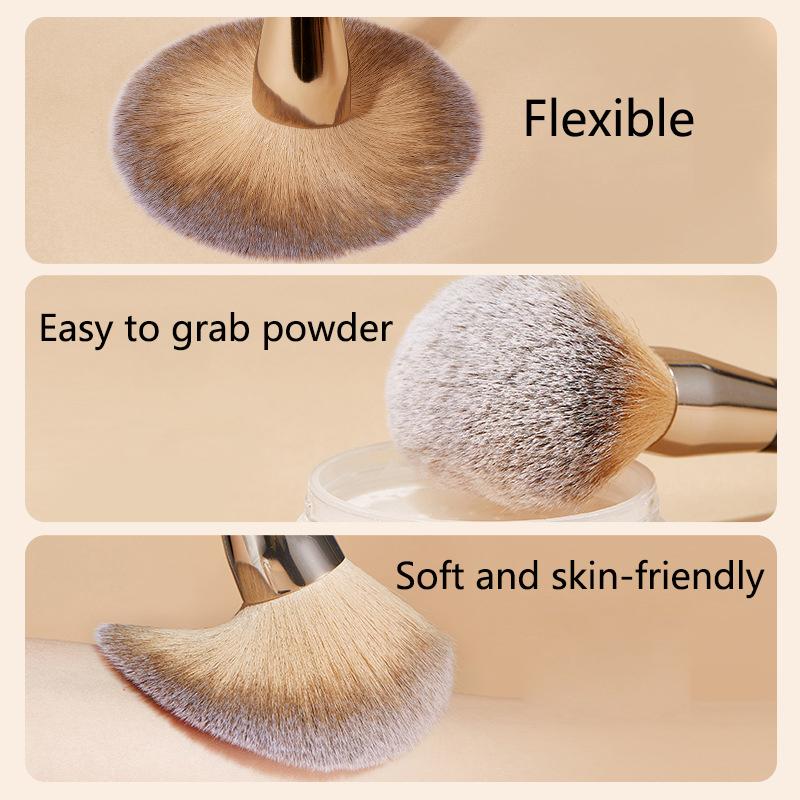 1pc High Quality Fluffy Soft Large Powder Brush Powder Blusher Brushes Repair Brush Multi-function Beginner Makeup Brush Tools