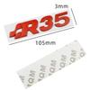AABLE1 3D Metal R32 R35 R36 Rear Trunk Boot Emblem Badge Sticker For VW SR32 SR35 SR36 Volkswagen Golf MK4 Passat Tiguan
