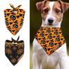 Dog Bib For Halloween Festives Party Costume Soft Washable Fabric Pet Bandana Holiday Celebration Accessory