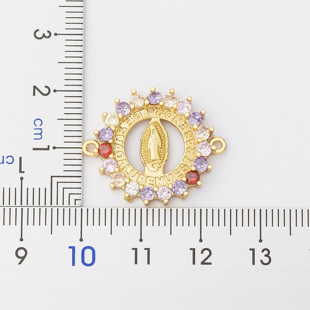 Nidin Trendy 9 Styles Virgin Mary Bracelet Gold Color Jesus Christ Handmade Beads Bracelets For Women Adjustable Jewelry Gifts