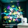 Ocean World Dreamy Ocean Projector USB Rechargeable Projector Lamp  Bedroom Decoration