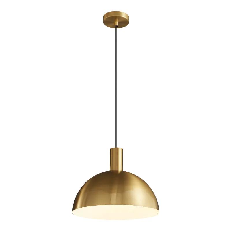 

Nordic Minimalist Restaurant Pendant Lights All Copper Chandelier Luxurious Indoor Gold Luxury Home Decor Coppery Pendant Lamp золотой