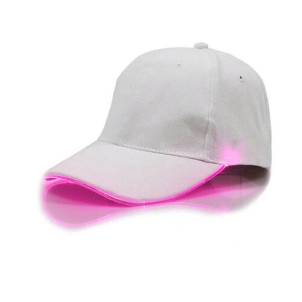 LED Lighted up Hat Glow Club Party Baseball Hip-Hop  Sports Cap