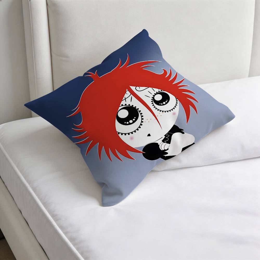 RRuby Gloom Gothic Cute Decorative Square Pillow Cover Modern Cushion Case for Living Room Bedroom