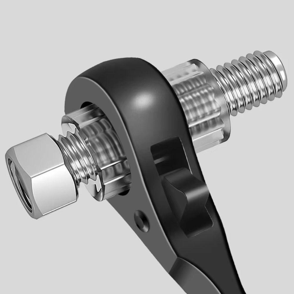 Quick Release Mini Ratchet Wrench Square Drive Head Bidirectional Ratchet Spanner  Hand Tool