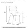 ZISIZ Modern Minimalist Light Luxury Dining Chair