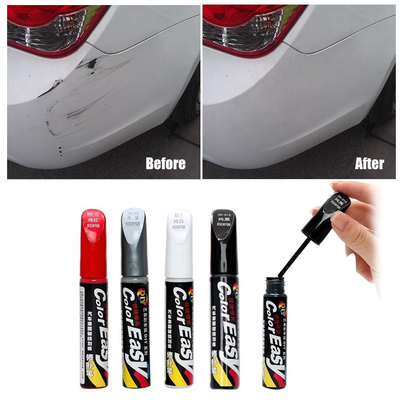 Penna per vernice di riempimento per rammendo per auto Applicatore professionale Strumento di verniciatura per ritocchi di riparazione impermeabile