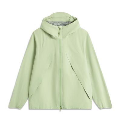 Jaqueta Li Ning CF Su Wan Long Jia Série Breath Confortável Versátil Urbana Outdoor Refletiva Corta-vento Impermeável Respirável Jaqueta Feminina AEMV008-6