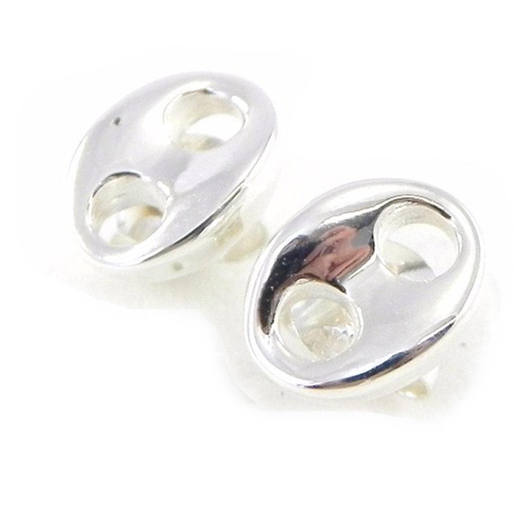 Lily's Treasures [F6212] - Silver Earrings 'Coffee Bean' argento