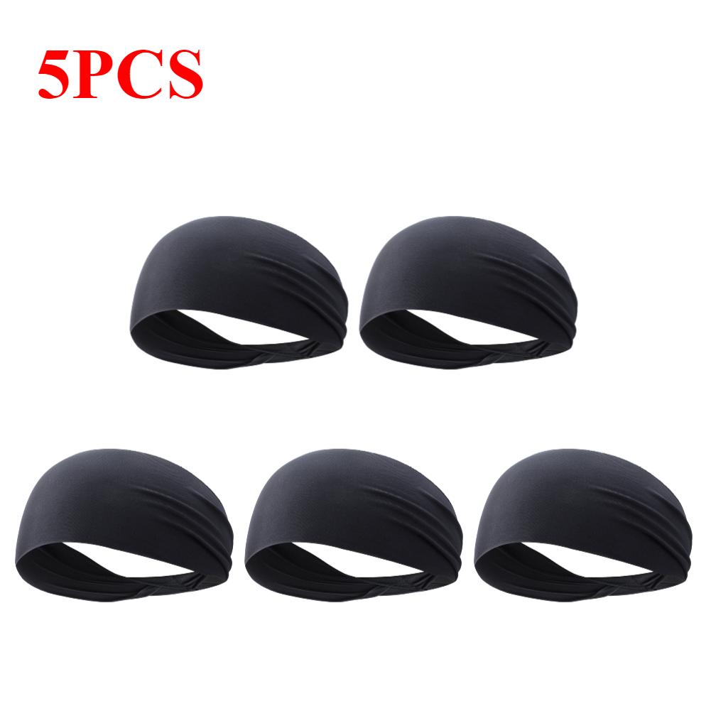 1-6PCS Elastic Sports Headband Men Women Fitness Yoga Gym Head Band Anti-slip Breathable Hair Sweatband for Outdoor Running