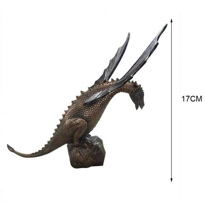 Resin Water Spray Fire Breathing Waterscape Dragon Sculpture Home Jardin Decor Art Sculpture Decoration Accessories