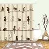 Animals Octopus Wolf Lion Seahorse Turtle Shower Curtains Bathroom Curtain Frabic Waterproof Polyester Bathroom Curtain Hooks