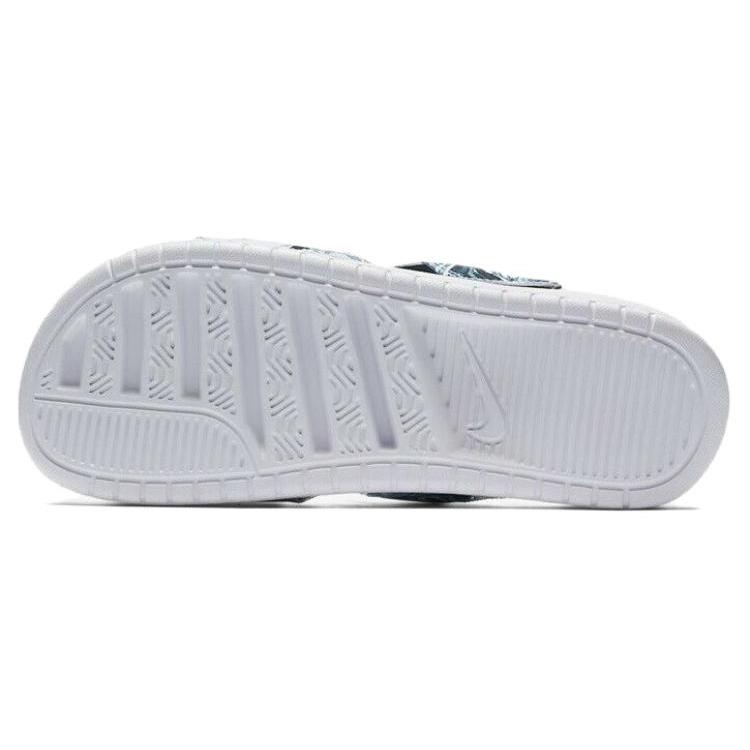 Nike Benassi White Blue Black Women's 819717-002