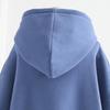 Sweatshirt for Women Oversize Hooded Fleece Thickened Loose Solid color Casual Pullover Long Sleeve Winter Sweatshirt Top