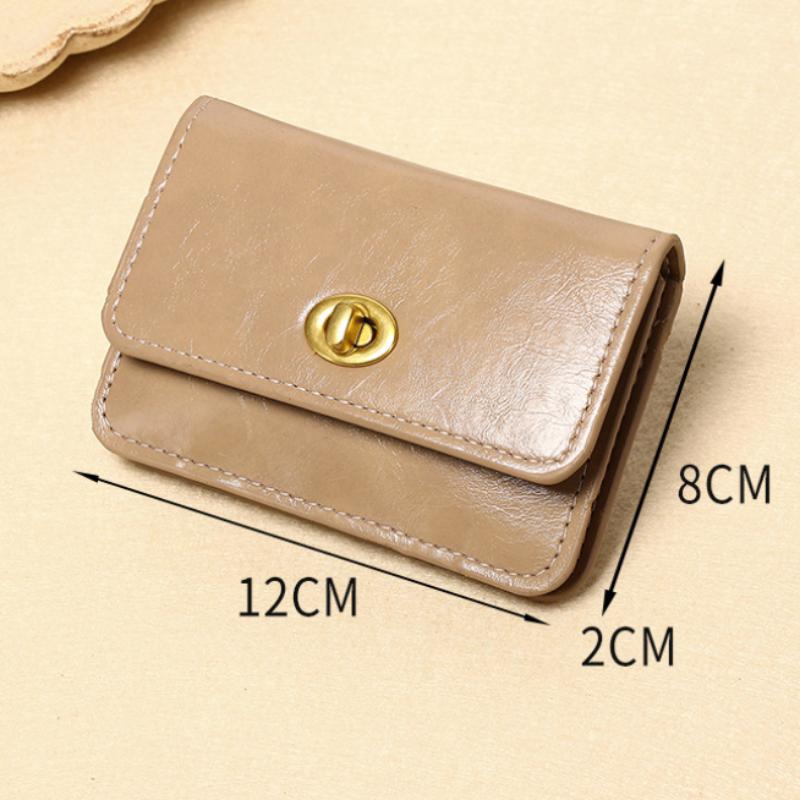 Portamonete Mini Portafoglio Piccola Custodia per Monete con Porta Carte Accessorio Moda Donna Custodia Carte Portamonete Mini