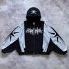 Y2K Retro Harajuku Gothic Street Kleidung Herren und Damen Sport Reißverschluss Hoodie Top