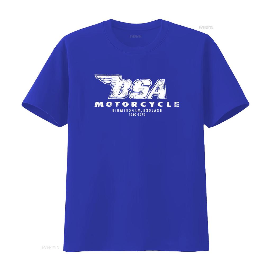 Vintage BSA Motorcycle T Shirt Artwork Cafe Racer Motorcycles Retro Style Birmingham England 1910 1972 Design vintage Washed