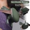 4D Kneading Massage Pillow Heated Neck Massager Cervical Massage Device  Trapezius Muscle