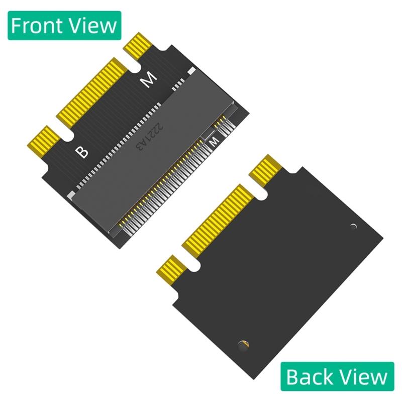 M.2 NVME M Key B+M 2230 To 2242 Extension Adapter Extension Board Replacement for T470 T480 L480 T580 X270 X280
