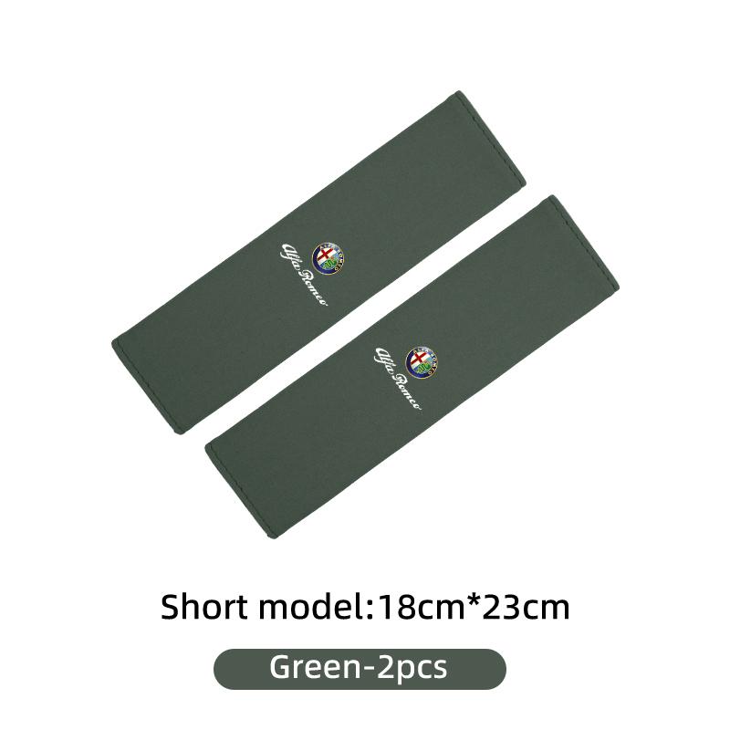 Car Seat Belt Shoulder Protection Pad Anti-slip Mat Auto Accessories For Alfa Romeo Giulietta GT 159 147 156 Mito Brera Giulia