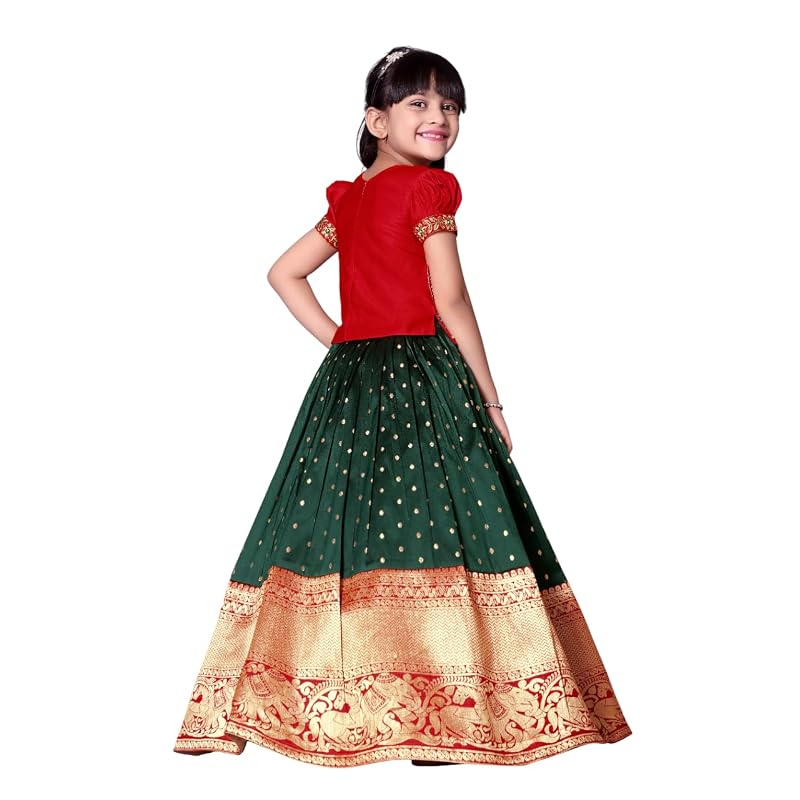 Button New South Indian Traditional Pattu