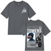 2025 Summer Rapper Myke Towers Tshirts Unisex Women Oversized T Shirt 100 Pure Cotton Printed Breathable Leisure Tshirt Y2k