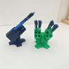 3D Printed Missiles Launcher Pen Holder, Rocket Launcher Pencil Cup for Desk, Multi-compartments Stationery Organizer Box for Home Office Classroom