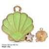 Colorful Alloy Ocean Charm Pendant for DIY Bracelets & Keychains
