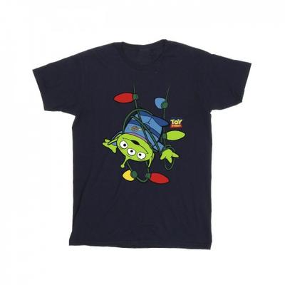 Boys Toy Story Christmas Lights Aliens T-Shirt