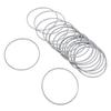 20 Pezzi Anelli Metallici da 4 Pollici Catcher dei Sogni Anelli per Macramè Cerchio Floreale per Ghirlande Progetti di Decorazione per la Casa Argento
