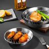 Non-stick Circular Drain Pan 304 Stainless Steel Air Fry Basket Air Fryer Baking Tray  Barbecue