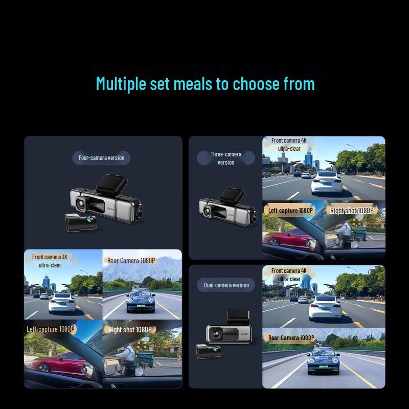 360 AI Dash Cam G980 Dual-Cam 4K UHD with GPS (CN Version)