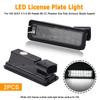 2 Pcs Car LED License Plate Lights 12V Working Lamp Replacement Car Light For VW GOLF 4 5 6 7 6R Passat B6 Lupo Scirocco Polo