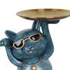Statue Storage Tray Standing Resin Animal Sculpture Crafts Tabletop Countertop Shelf