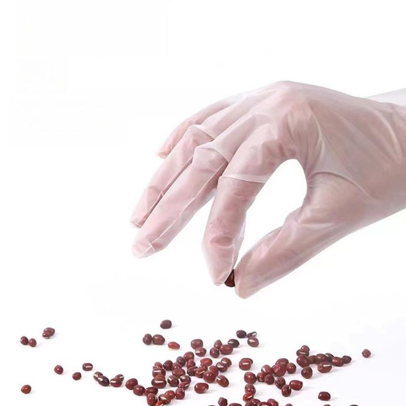 Disposable Pvc Gloves 111 Pieces Pack for Beauty Salon Household Cleaning Food Grade Gloves for Cooking Service Vaisselle