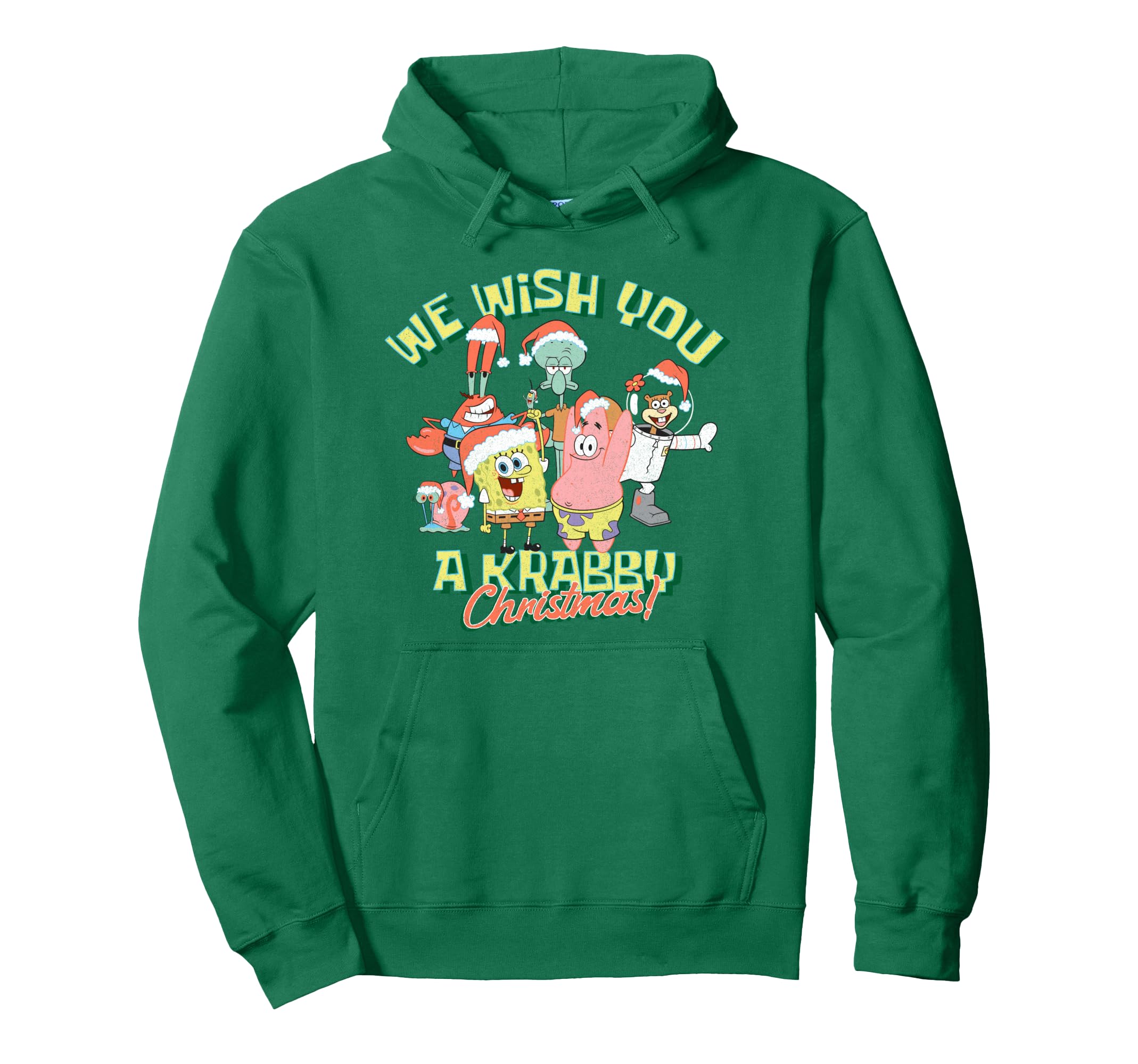 

SpongeBob SquarePants Christmas We Wish You A Krabby Xmas! Hoodie